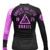 Gracie Jiu-Jitsu Pink Rank Long-Sleeve Rash Guard Photo 2